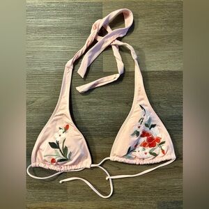 Abercrombie & Fitch Embroidered Bikini Top